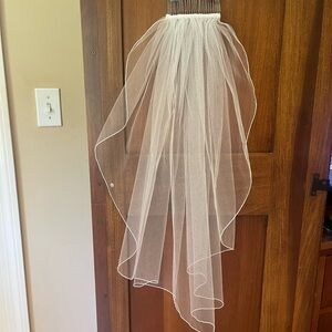 White Tulle Wedding Veil
